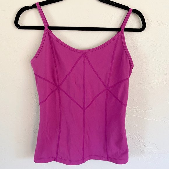Prana Tops - Prana Pink / Purple Shelf Bra Tank